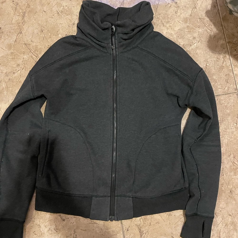 lululemon athletica Black Crop Hoodie